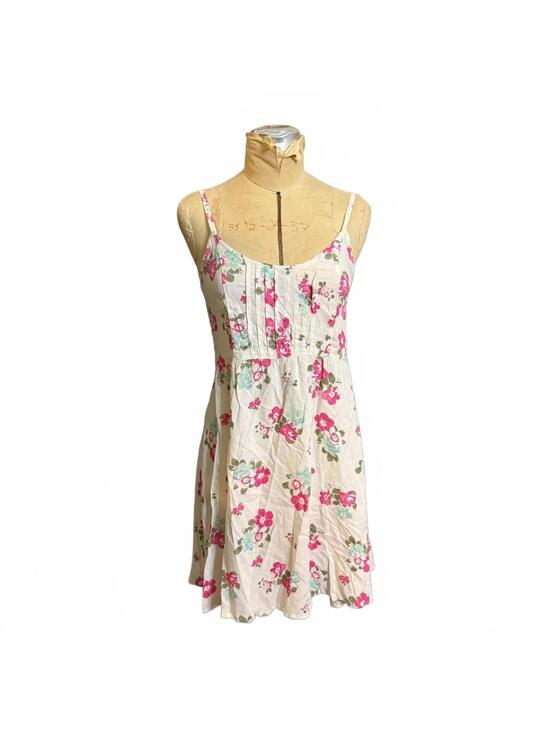 Hollister Dresses & Skirts - Hollister Co. Floral Dress with Lace Up Back
